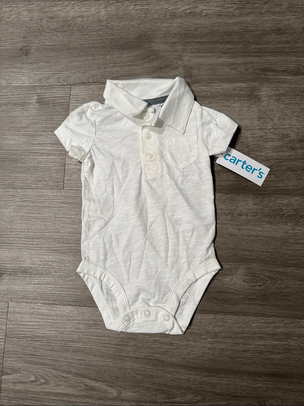 Carters Collared Short Sleeve Bodysuit
